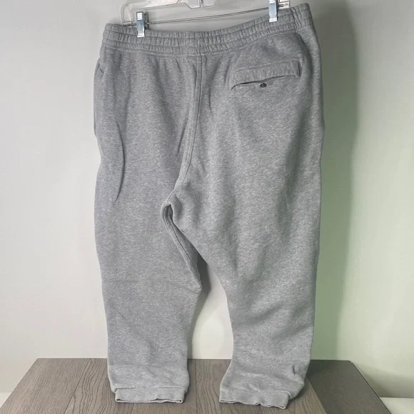 Nike Men's Size XL Gray Fleece Joggers - Comfortable Everyday Sweatpants - 1357 - Picture 6 of 12